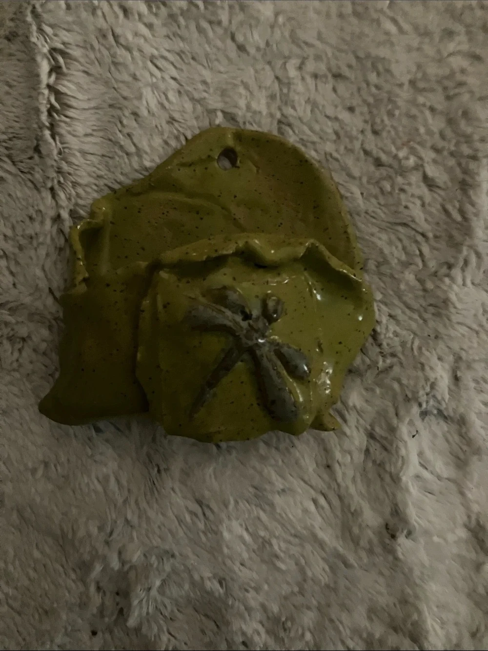 Olive Green Reptile Hideaway Ornament for Terrariums